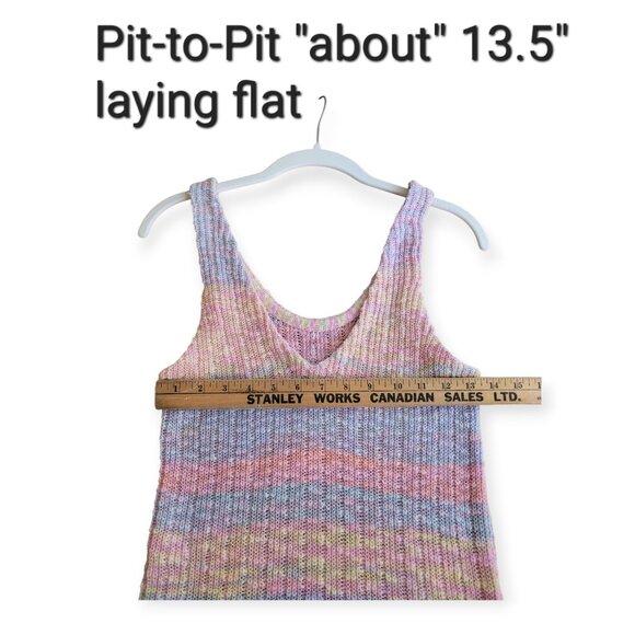 Pastel Spacedyed 27 Miles Malibu Tank XS NWT - Picture 10 of 12